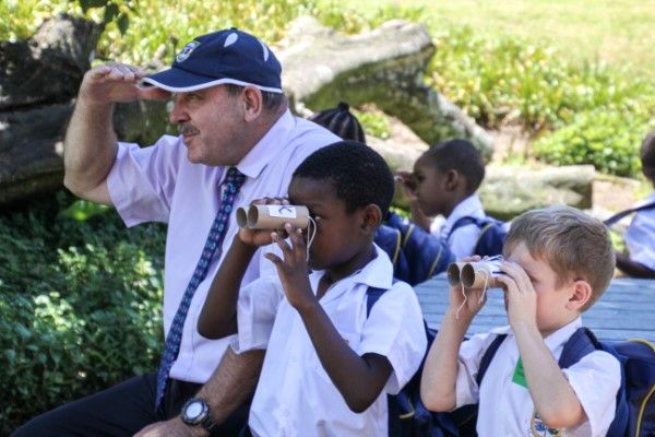 Headmaster with Grade Ones